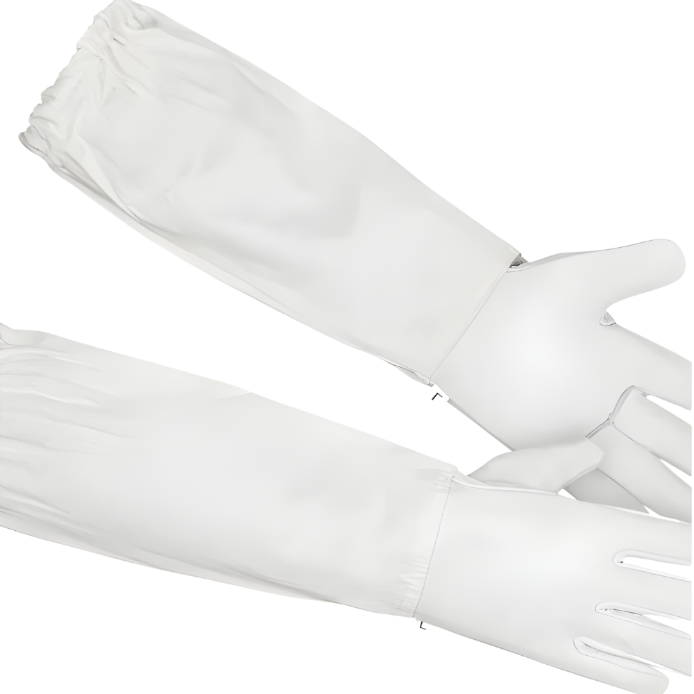 GoldenHive SafeGrip™ Luvas de Apicultura em Couro Bovino – Luvas Anti-Picadas Resistentes para Apicultores