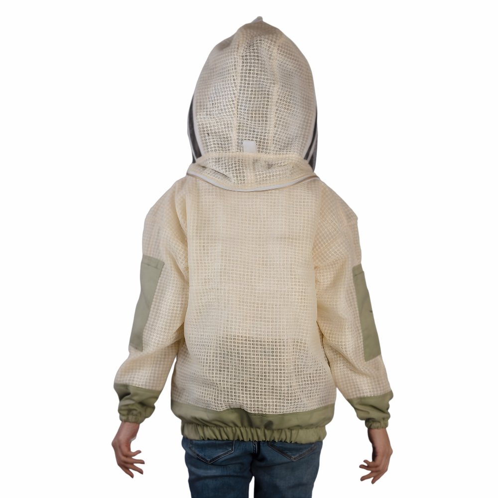 GoldenHive SunCore™ 3-Layer Ventilated Beekeeping Jacket – Utility Pocket Edition (Yellow/Green) - Image 5